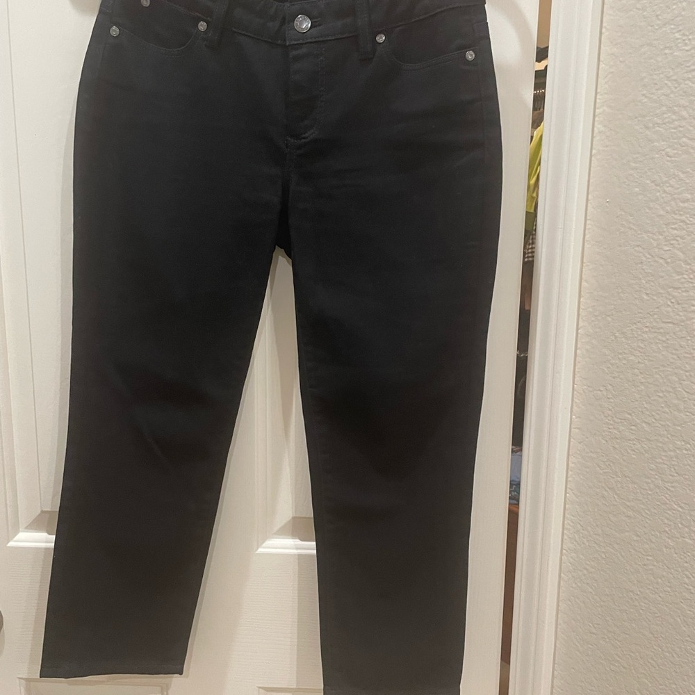 Talbot’s Black Cropped Jeans